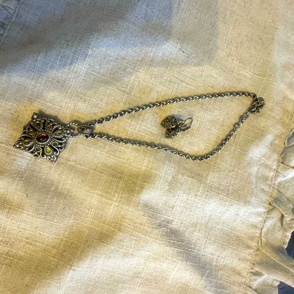 Brighton necklace and earring set